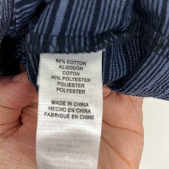 Union Bay Medium Striped Blue Tank Top - Picture 5 of 6